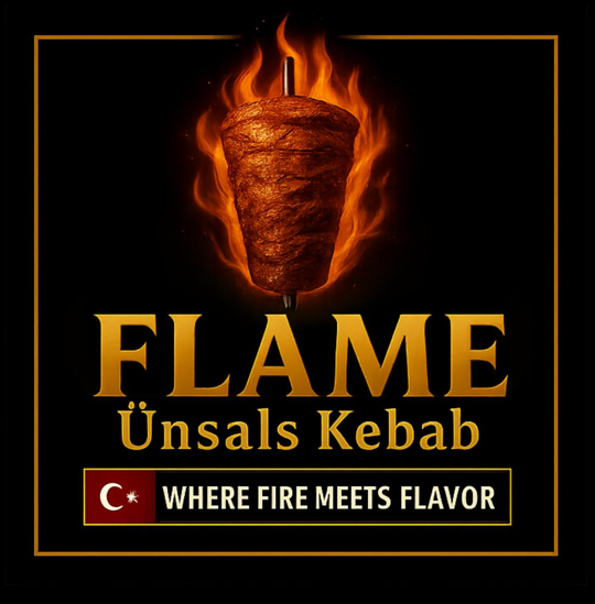 Flame Ünsals Kebab Logo